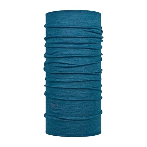Buff Unisex-Adult SOLID Merinowolle Multifunktionstuch Lightweight Kinder, Blau , Einheitsgröße Cover
