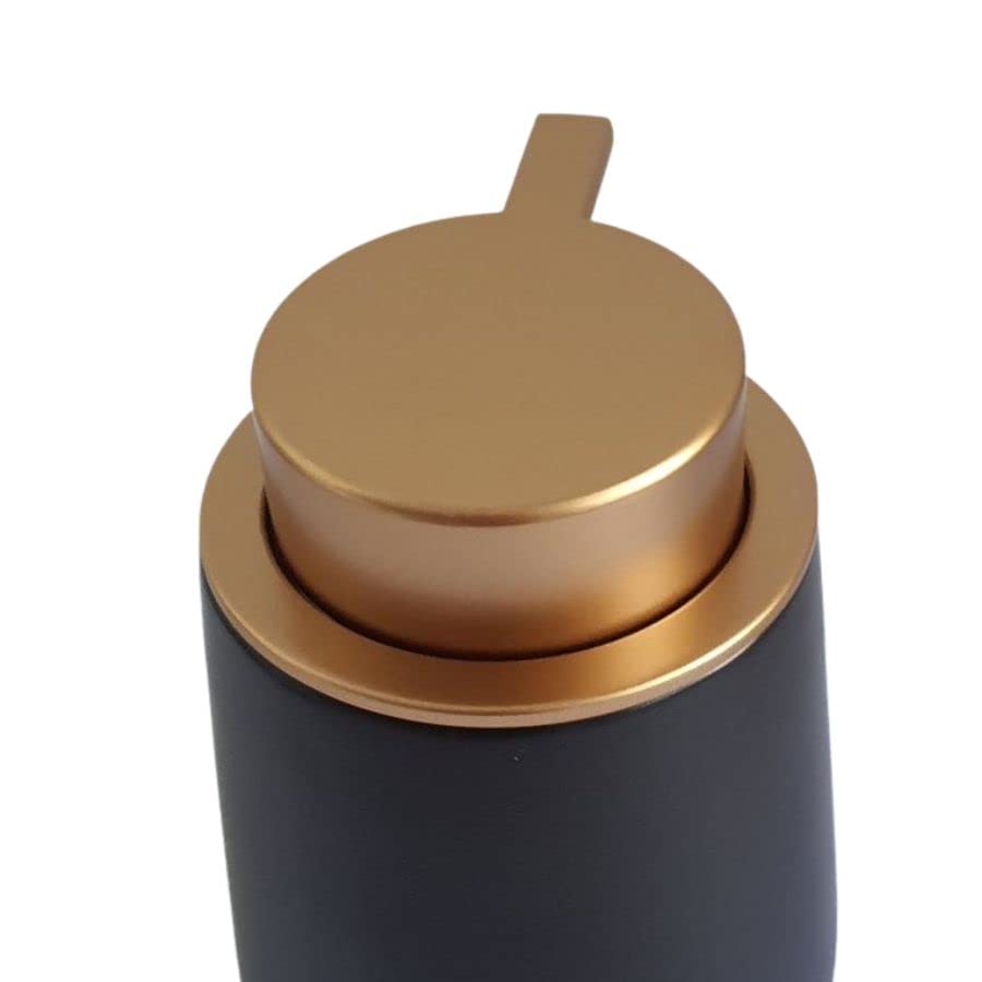 TRUFFULA Forest - 400ml/ 13Oz Minimalist Ceramic SOAP/Lotion Dispenser (Black)