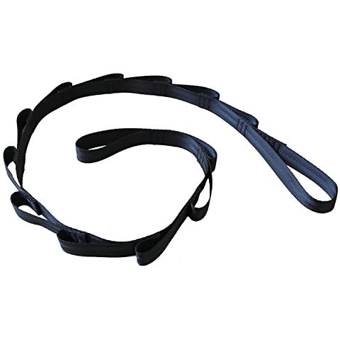 Wellsem Hammock Strap 12 Point Daisy Chain Design with Easy Loop Heavy Duty Adjustable Suspension Sling Cover