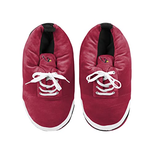 Image of FOCO Mens NFL Team Logo Plush Oversized Sneaker Slippers