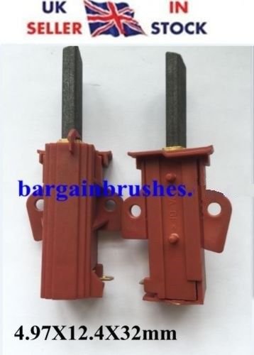 Carbon Brushes to fit MANY CANDY HOOVER WASHING MACHINE Sole Motor 49028931 G11
