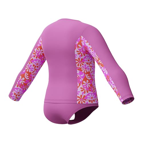 Image of Speedo Girl's Uv Swim Shirt Long Sleeve Rashguard Set