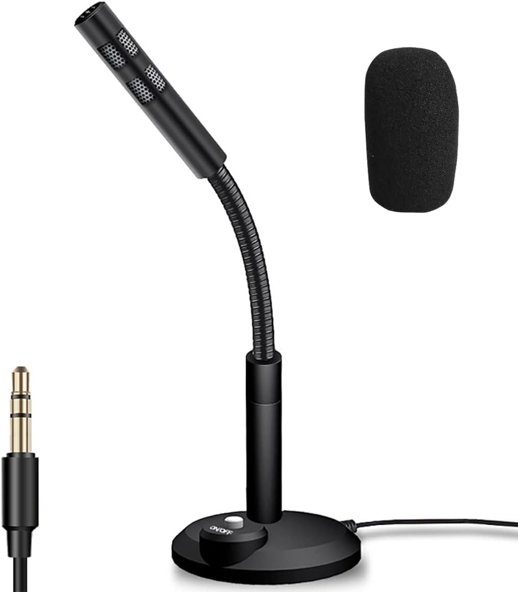 drumstone (𝟏𝟎 𝐘𝐞𝐚𝐫𝐬 𝐖𝐚𝐫𝐫𝐚𝐧𝐭𝐲 usb desktop microphone for pc & laptop – plug & play mic with mute button, led indicator, clear audio for streaming, podcasting, recording, gaming.