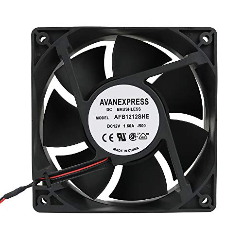 Twinkle Bay Generic 120x38mm Cooling Fan, Replacement for AFB1212SHE High CFM Cooling Fan, 120mm by  - //coolthings.us