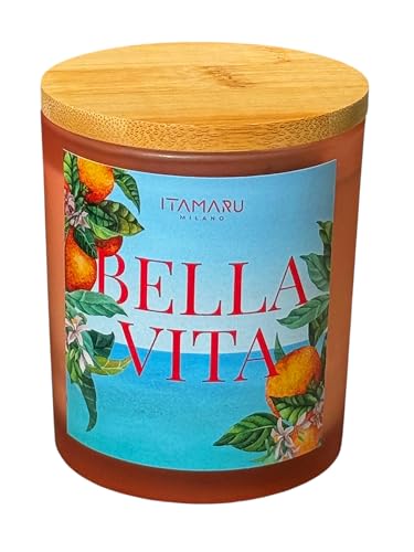 Bougie parfumée belle vie artisanale en cire de soja et coton