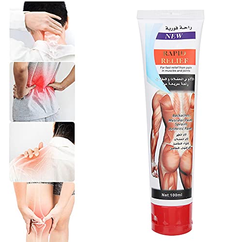 Crema para aliviar el dolor, Crema de masaje para curar el dolor a base de hierbas, Cuello, Hombro, Cintura, Dolor de piernas, Aliviar la crema para el cuidado de la salud, Aliviar el dolor (100g)