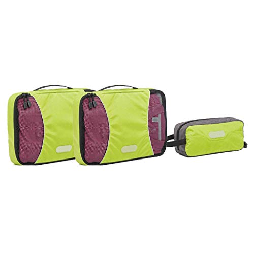 Preisvergleich Produktbild Wghz 3-teiliges Set Zipper-Speicher-Beutel, kosmetische Beutel Wasserdichtes Eindickung Büromaterial mit Taschendieb mit hohen Kapazität Multifunktions