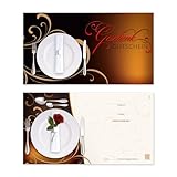 Premium-Oberfläche: Die glänzende Vorderseite schützt vor Schmutz und verleiht den Gutscheinen ein elegantes Aussehen.