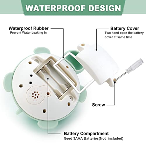 Oenux Baby Bath Toys,Spray Water Bath Toys For Toddlers,Light Up Bathtub Toys With Led Light,Auto Induction Sprinkler Swimming,Pool,Bathroom,Shower Water Toys For Infant,Boys,Girls Kids Age 1-3 #TOP2