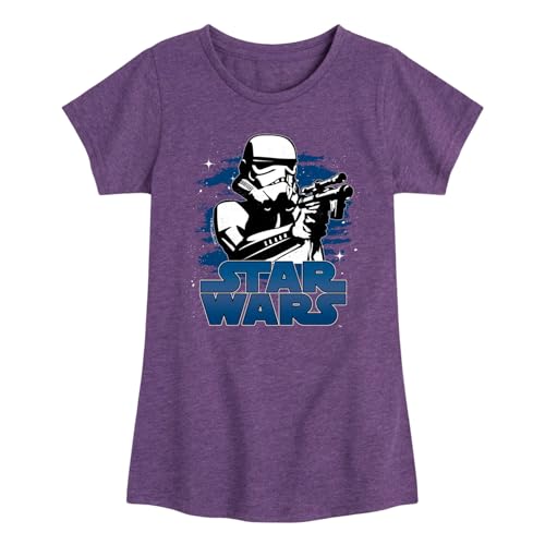 STAR WARS - Storm Trooper - Toddler and Youth Girls Fitted Short Sleeve Tee