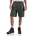 Carhartt Men's Washed Duck Utility Work Short, Moss, 38