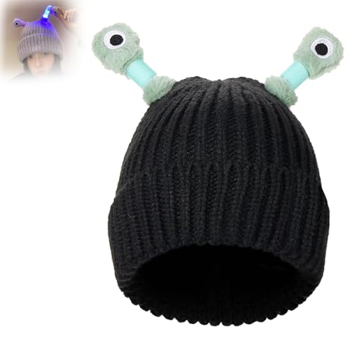 Glowing Little Monster Knit Hat, Cute Little...