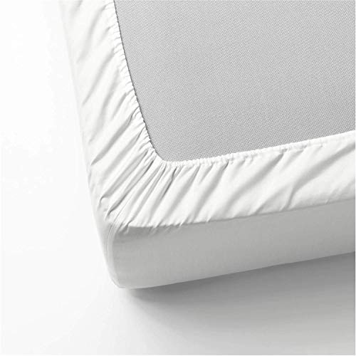 Adjustable Split-King Cotton Split-Sheet Set 5 Piece White Solid -Real Egyptian Cotton -Fitted Sheet Fit Up To 22 Inches Deep Pocket #TOP1