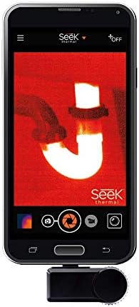 Seek Thermal Compact High Resolution Thermal Imaging Camera with Micro USB Connector and Protective Waterproof Case for Android Devices, Black