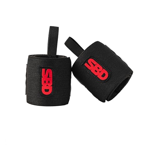 SBD Stiff Wrist Wraps Maximum Support & Stability for Lifting Powerlifting & Strength Training IPF Approved Made in Great Britain