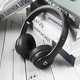Krone Kalpasmos 's Beats Solo 3 wymienne nauszniki, zamiennik nauszników Beats Solo 2, pianka z pamięcią kształtu ze skóry białkowej premium z zestawami, super wygodne - czarne