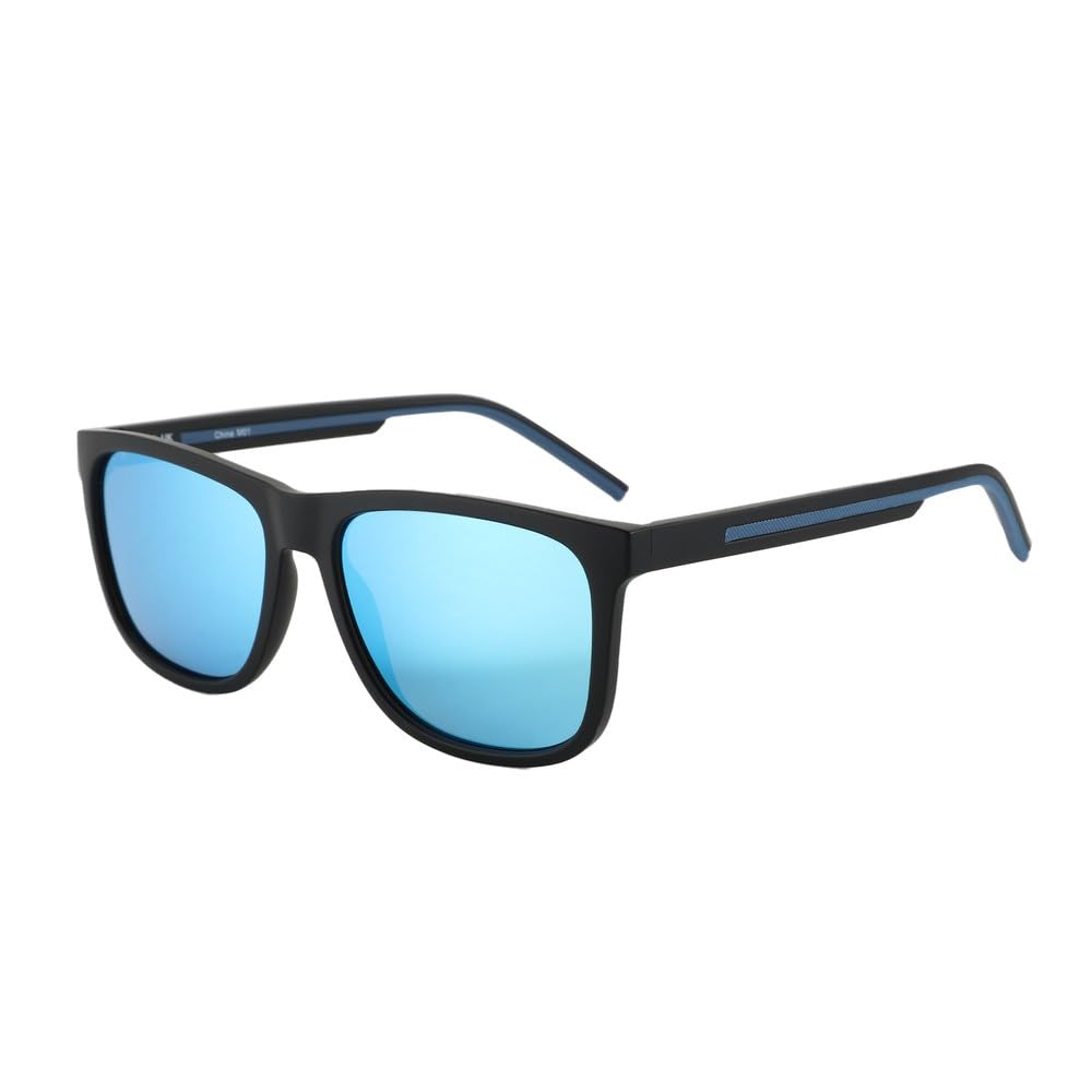 Gafas de sol polarizadas para hombre - Montura ligera, forma cuadrada, protección UV400