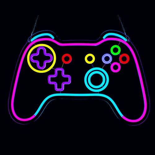 Image of Eagle Neon Sign,Giant Eagles Light up Sign - Cool Neon Light Wall Decor for Home Karaoke Bar Restaurant Pub Cafe Salon Game Room, USB Powered (Game 2)