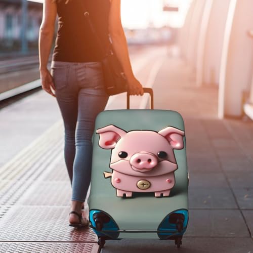 Housse de valise Pink Pig pour protéger vos bagages des rayures