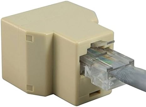 Insten RJ45 CAT 5 6 LAN Ethernet Splitter Connector Adapter PC