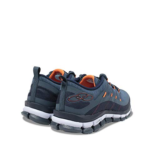 Tênis Olympikus Cyber - Masculino - Petróleo/Laranja