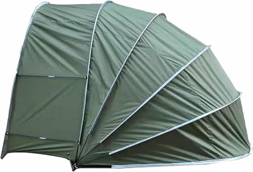 VYUJHNBG Tenda da tettoia per Moto sospesa, Tenda Versatile per Bici, Copertura Portatile per Garage a Guscio Semi-Spirale per Moto e Bicicletta