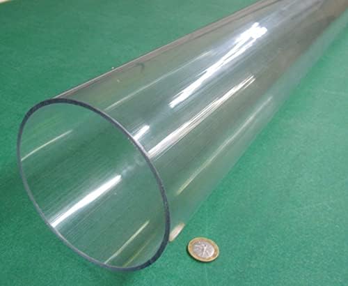 Polycarbonate Round Tube 4.75" OD (4 3/4") x (4 1/2") 4.50" ID x 1/8" Wall x 72" (More Length Options)