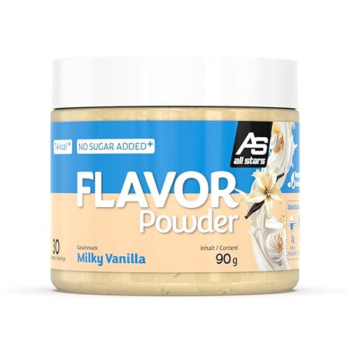 All Stars FLAVOR POWDER Milky Vanilla1 Dose à 90g I Dein Extra an Geschmack für Speisen und Getränke!