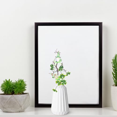 Trèfle artificiel de Saint-Patrick : bouquet plastique de 34 cm