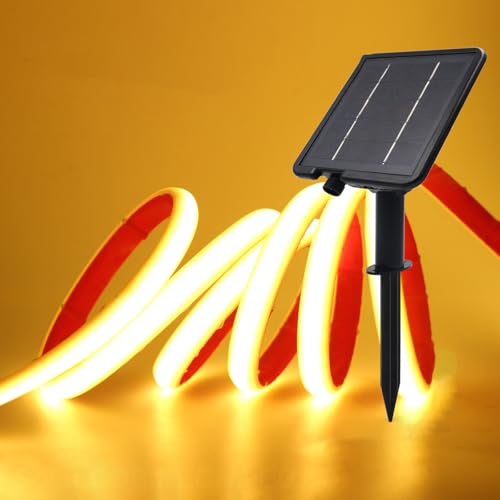 XUNATA Neón COB Solar y USB 24V: IP68 Impermeable