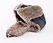 Home Prefer Mens Warm Faux Fur Trooper Trapper Hat Outdoor Reflective Winter Hunting Hat with Ear Flaps Face Mask (US, Alpha, Large, Navy Blue)