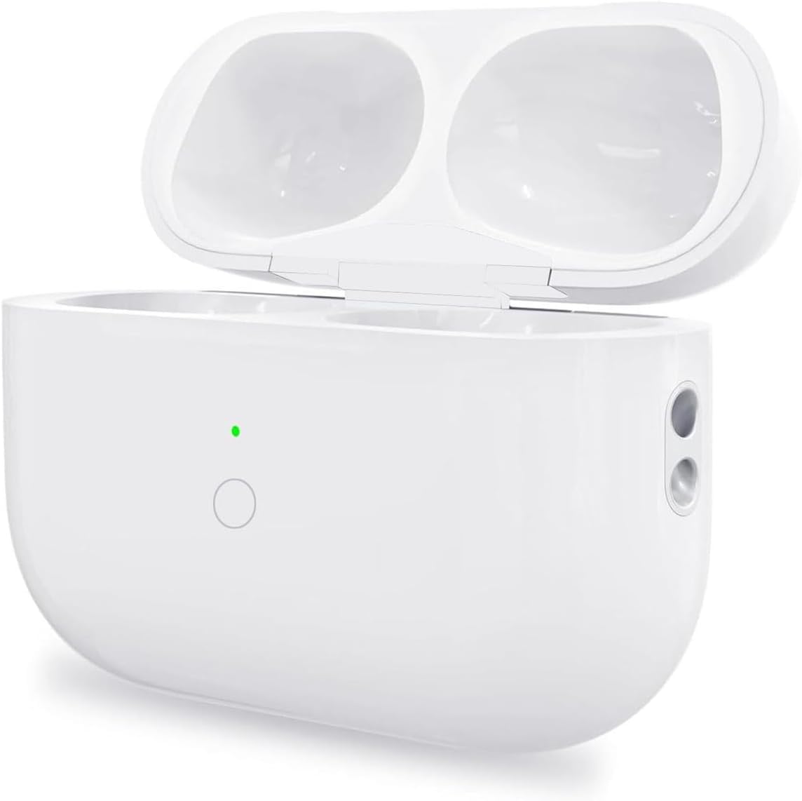 USB-C - Custodia di ricarica wireless compatibile con Airpods Pro 1 e 2 generazione, sostituzione della custodia di tipo C, ricarica con pulsante di accoppiamento compatibile