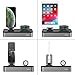Charging Stand for Apple Watch Series 4, Oittm [5 in 1 New Version] 5-port USB Rechargeable Stand for iWatch Series 4/3/2/1, iPhone Xs, Xs Max, Xr, X, 8, 8 Plus, 7,6,iPad Mini,Apple Penci (Space Gray)