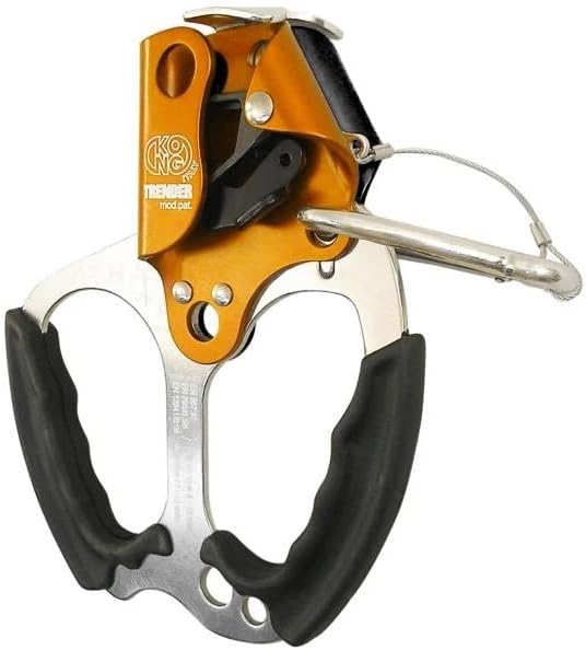 Kong Italy Trender Double Ascender for Arboriculture with Safety System and Toothed Cam