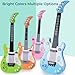 Kids Toddler Baby Childrens Electric Toy Guitar with Strap Ideal for 3 4 5 7 8 Year Old Boys Girls Gifts(Blue)