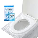 60 Pack Toilet Seat Covers Disposable for Travel Friendly Packing for Kids Potty Training and Adult (60covers)