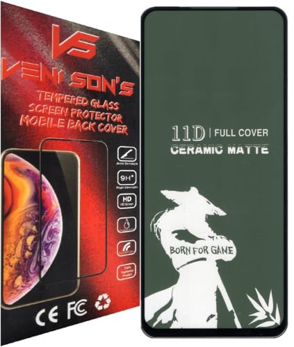 VENI SON'S Ceramic Matte Full Body Screen Protector with Edge to Edge Coverage For Realme X50 Pro (Fiber Glass Flim Not Tempered Glass)