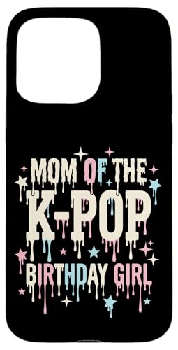 Mom of The K-POP �a���� ���̎q �؍����y �h���b�v�f�U�C�� �X�}�z�P�[�X iPhone 15 Pro Max �p