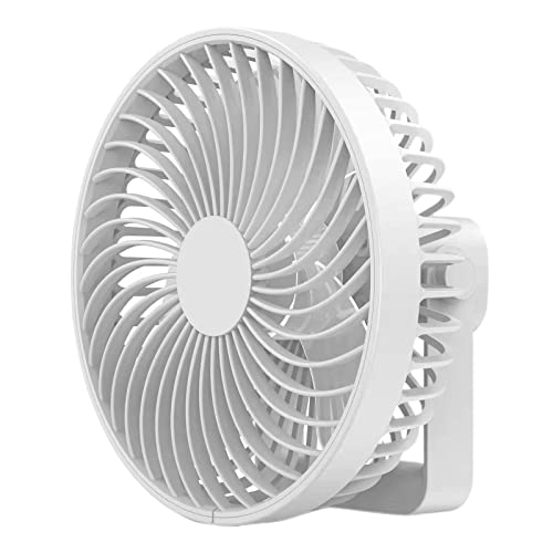 Ventilador multifunción de 4 velocidades para tienda de campaña con ventilador colgante de lámpara, ventilador de techo de 2000 mAh, ventilador de techo de carga USB para acampar al aire libre