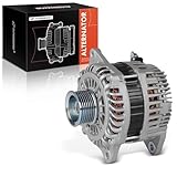 A-Premium Alternator Compatible with Nissan Altima 2011-2018, Murano 2017-2018, Maxima 2011-2014/2016-2018, 3.5L, 12V 130A 7-Groove Pulley Clockwise, Replace# A003TJ3691, A003TJ3691ZC