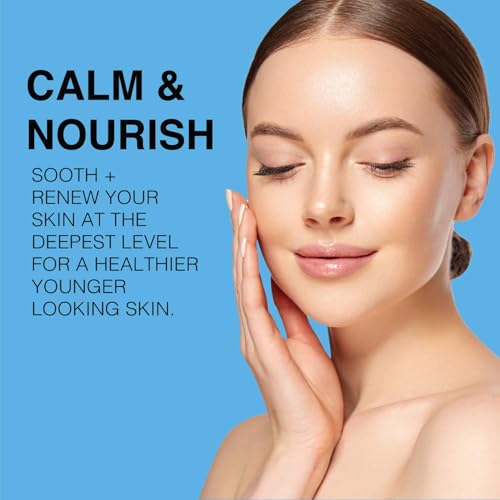 BEAUTE DE PROVENCE Soothing Facial Oil – Grapeseed, Rosehip, and Lavender Oils – Lightweight Hydrating Face Oil for All Skin Types, 2 fl oz