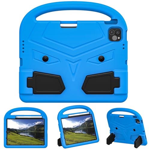Coque antichoc iPad Air 11 M2 cadeau parfait pour filles et garçons bleu