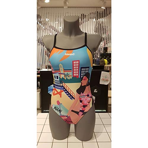 Maillot de bain une pièce pour fille Jaked Extreme Miami rose de piscine