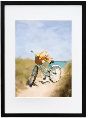 KIMREAL Marco de póster A2 en negro, marcos de pared A2 con soporte A3, marco de madera A2 para fotos A3, colgar horizontal y vertical