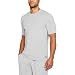 Under Armour Men's Athlete Ultra Comfort Recovery Short sleeve Sleepwear,True Gray Heather /Carbon Heather, Large