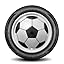 サッカーボール ホワイト ブラック