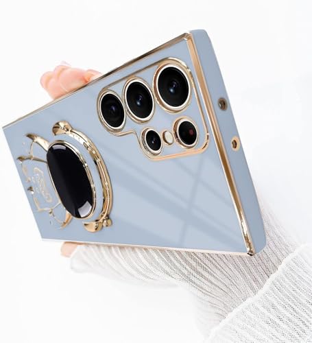 Image of for Samsung Galaxy S25 Ultra 5G Case Cute 3D Astronaut Stand Design Camera Protection Shockproof Soft Back Cover for Samsung Galaxy S25 Ultra 5G (Blue)