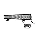 SKYWORLD Barra de luces LED, 20 pulgadas 50.8 cm 126W Spot Flood Combo Beam Led Bar Off Road Lights con kit de arnés de cableado para luces de conducción Luz antiniebla Iluminación del barco