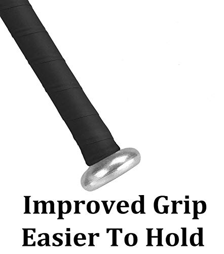 Image of Baseball Bat Natural Wood Baseball Bat with Strong Wood for Self-Defense (32 inch Long) (Aluminium -Basebat-Silver)