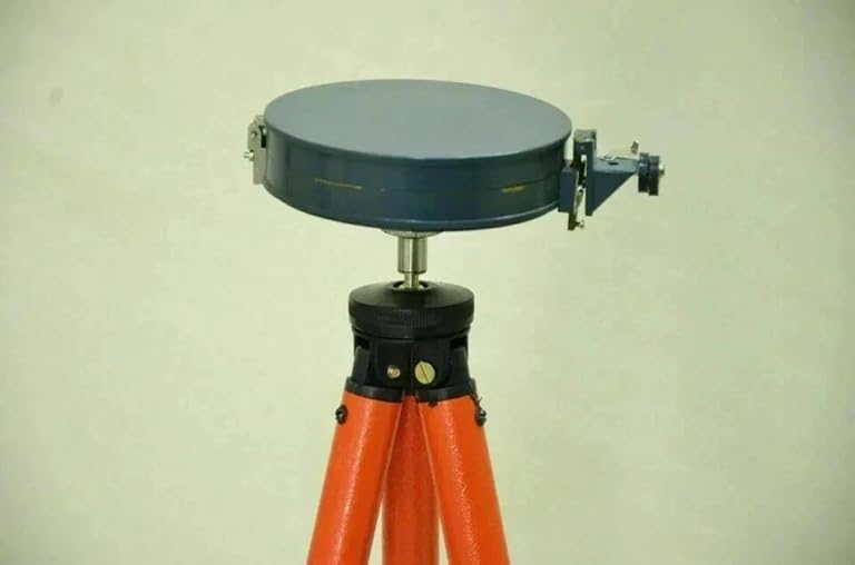 Vintage Style Prismatic Compass with Adjustable Fold Tripod, 4 Inch Surveying Instrument image 4